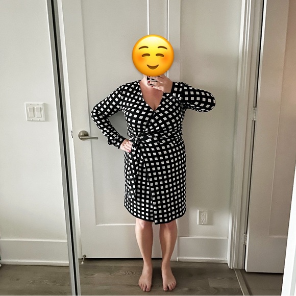 Pink Tartan gingham wrap dress - Picture 2 of 10